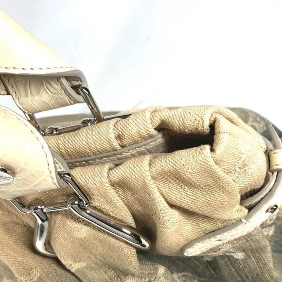 CELINE Macadam Logo Denim Gradient Bag Shoulder Bag Tote Bag - Picture 13 of 14